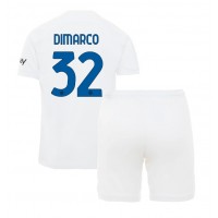 Inter Milan Federico Dimarco #32 Vonkajší Detský futbalový dres 2023-24 Krátky Rukáv (+ trenírky)